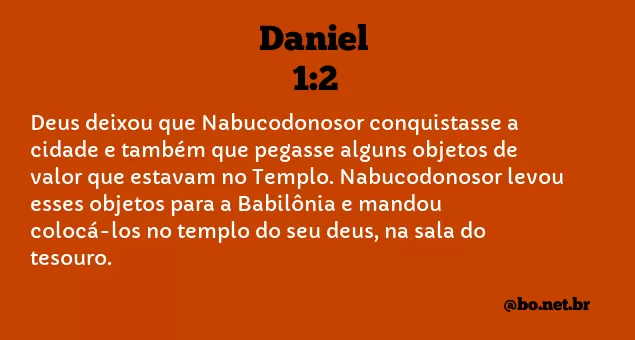 Daniel 1:2 NTLH