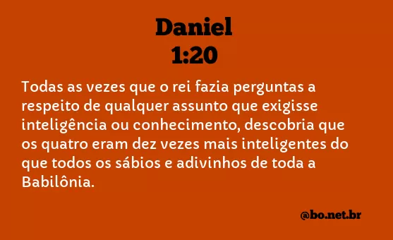 Daniel 1:20 NTLH