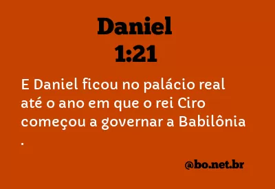 Daniel 1:21 NTLH