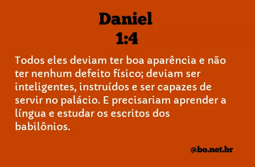 Daniel 1:4 NTLH
