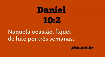 Daniel 10:2 NTLH