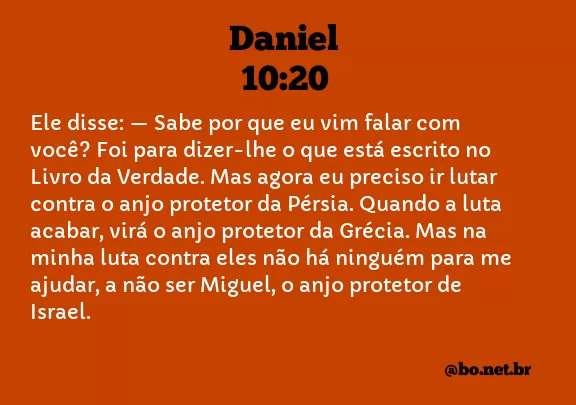 Daniel 10:20 NTLH