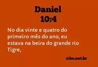 Daniel 10:4 NTLH
