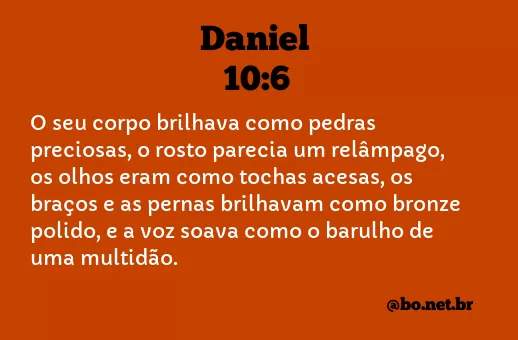Daniel 10:6 NTLH