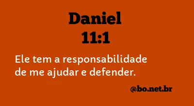 Daniel 11:1 NTLH
