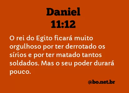 Daniel 11:12 NTLH