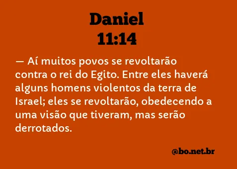 Daniel 11:14 NTLH