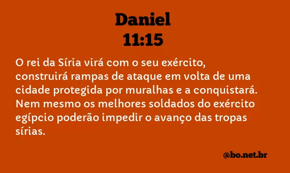 Daniel 11:15 NTLH