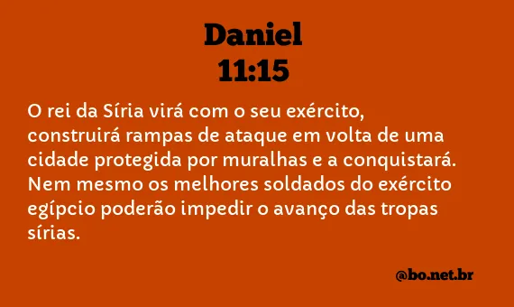 Daniel 11:15 NTLH