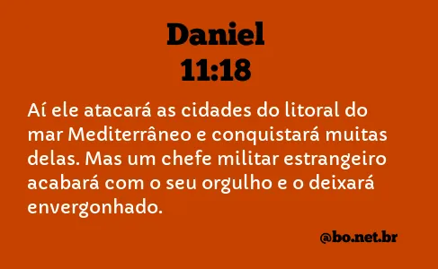 Daniel 11:18 NTLH