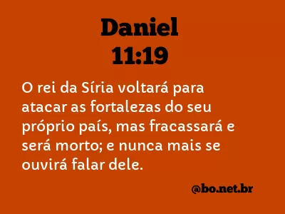 Daniel 11:19 NTLH
