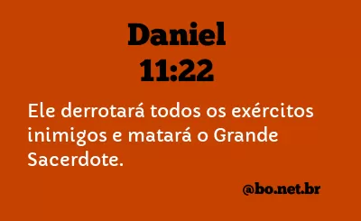 Daniel 11:22 NTLH