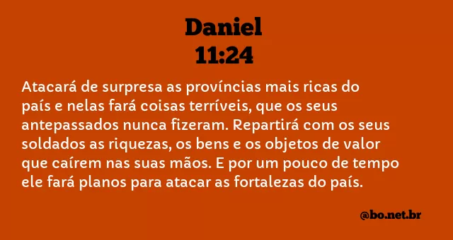 Daniel 11:24 NTLH