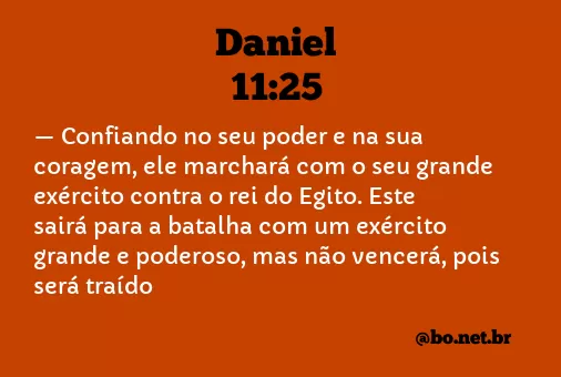 Daniel 11:25 NTLH