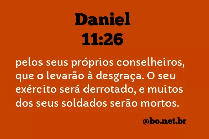 Daniel 11:26 NTLH