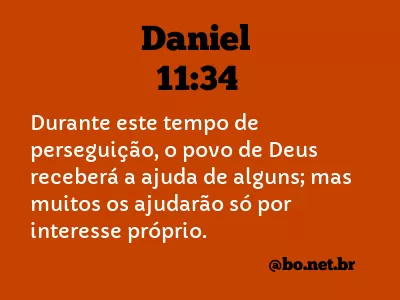 Daniel 11:34 NTLH