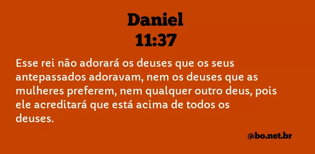 Daniel 11:37 NTLH