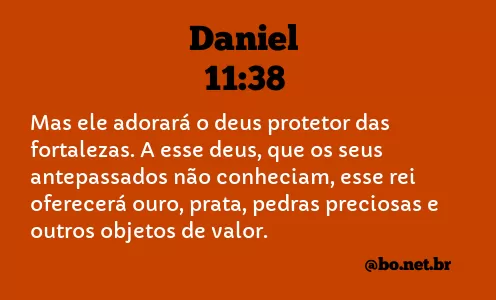 Daniel 11:38 NTLH