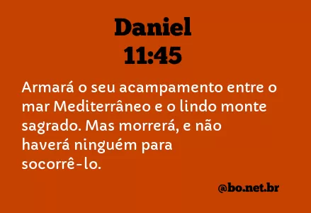 Daniel 11:45 NTLH