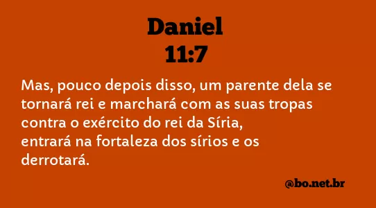 Daniel 11:7 NTLH