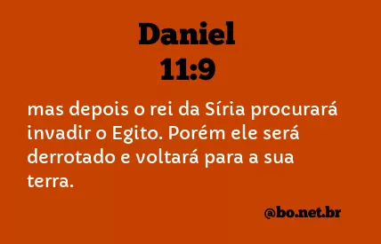 Daniel 11:9 NTLH