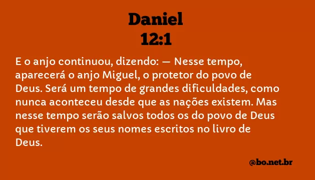 Daniel 12:1 NTLH
