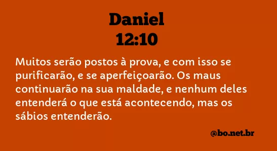 Daniel 12:10 NTLH
