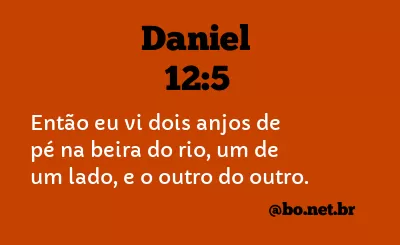 Daniel 12:5 NTLH