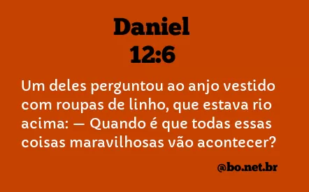 Daniel 12:6 NTLH