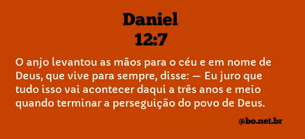 Daniel 12:7 NTLH