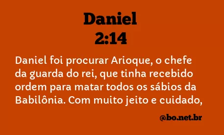 Daniel 2:14 NTLH