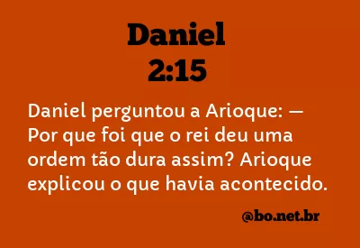 Daniel 2:15 NTLH