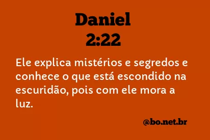 Daniel 2:22 NTLH