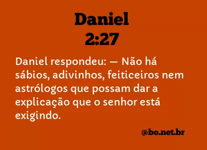 Daniel 2:27 NTLH