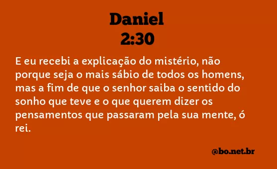 Daniel 2:30 NTLH