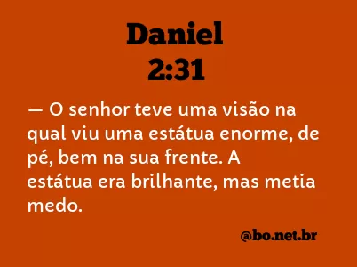 Daniel 2:31 NTLH