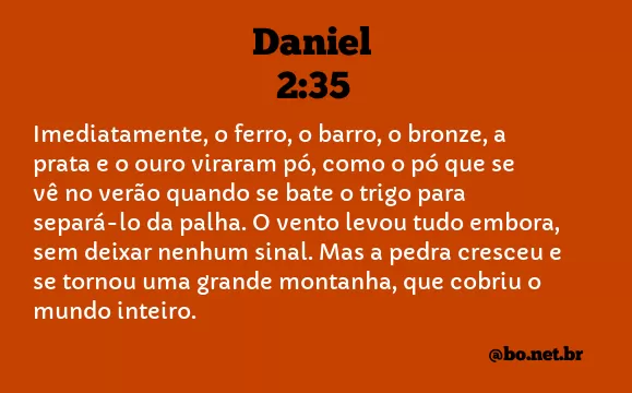 Daniel 2:35 NTLH
