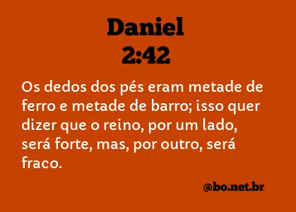 Daniel 2:42 NTLH