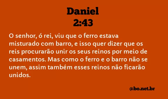 Daniel 2:43 NTLH
