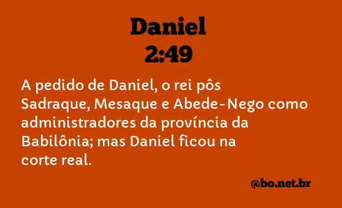 Daniel 2:49 NTLH
