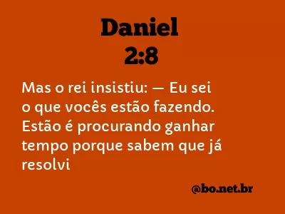 Daniel 2:8 NTLH