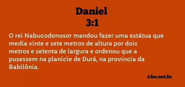 Daniel 3:1 NTLH