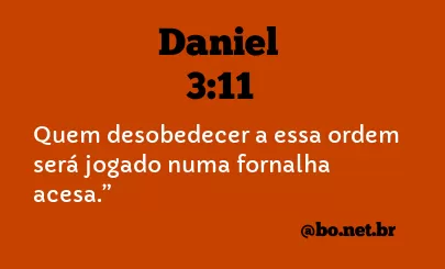 Daniel 3:11 NTLH