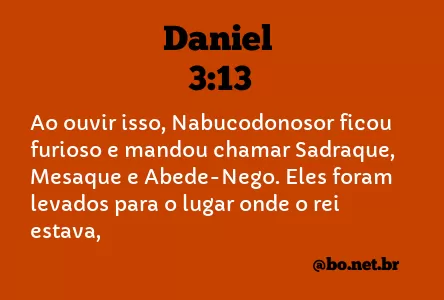 Daniel 3:13 NTLH