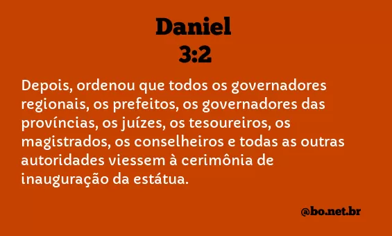 Daniel 3:2 NTLH