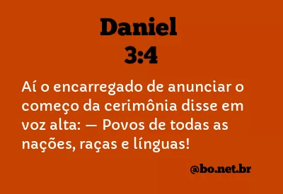 Daniel 3:4 NTLH