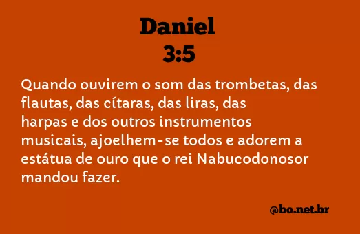 Daniel 3:5 NTLH