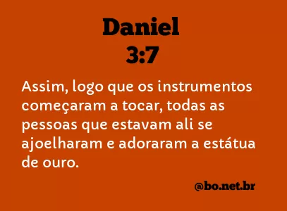 Daniel 3:7 NTLH