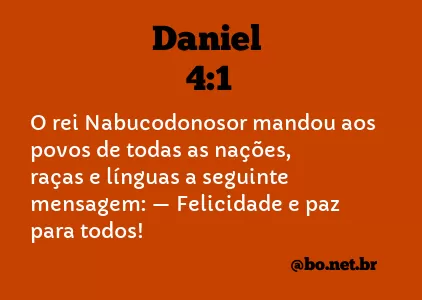 Daniel 4:1 NTLH