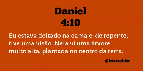 Daniel 4:10 NTLH